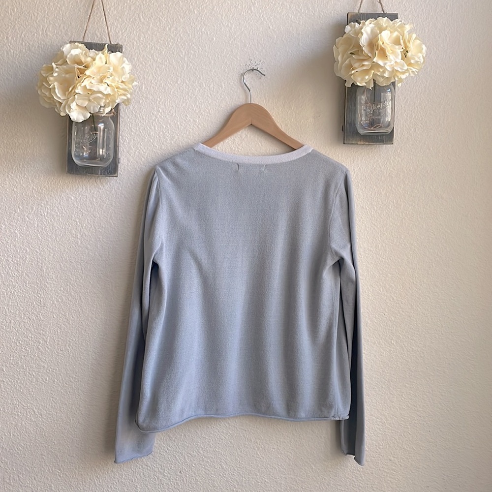 Barefoot Dreams CozyChic Ultra Lite Contrast Tipped Cardi - Picture 6 of 9